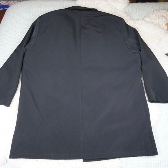 Polo Ralph Lauren Trench Coat Quilted Liner Men XL Black All Weather Resistant - Picture 16 of 16